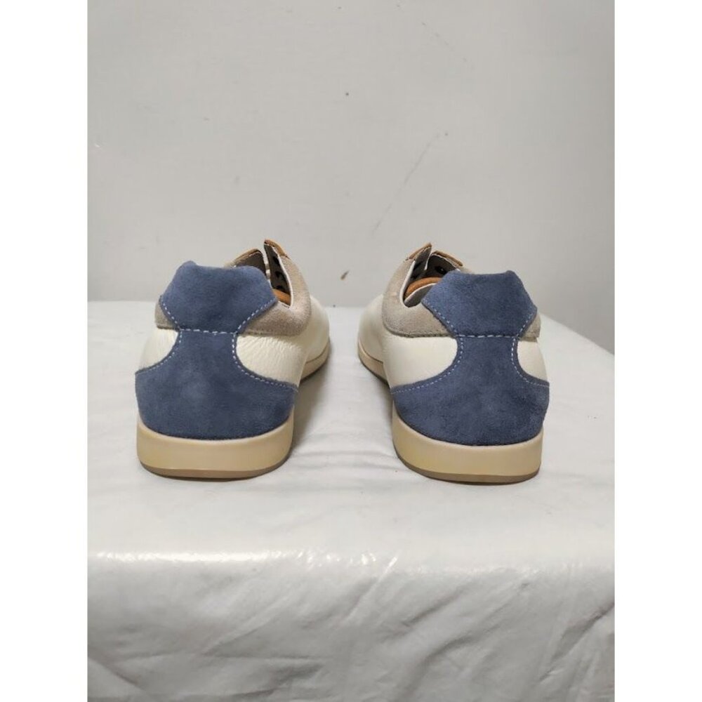Balocchi Vera Pelle Leather  Sneakers Shoes Off White Lace up Kid's Size 13 - Picture 4 of 7